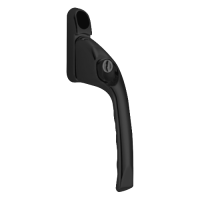 CHAMELEON Offset Locking Window Espag Handle  Right Handed - Black