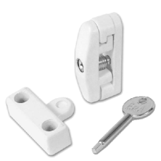 ERA 903 Window Swing Lock  2 Locks + 1 Key  - White