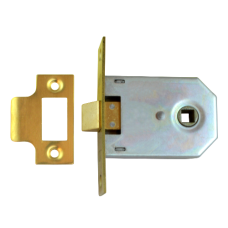 UNION 2642 Mortice Latch 75mm  - Polished Brass