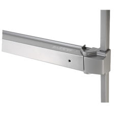 EXIDOR 402 Touch Bar Panic Bolt  - Silver Enamelled