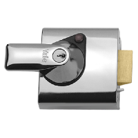 YALE PBS1 & PBS2 Auto Deadlocking Nightlatch 60mm  - Chrome Plated