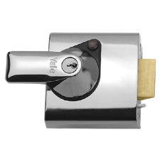 YALE PBS1 & PBS2 Auto Deadlocking Nightlatch 60mm  - Chrome Plated