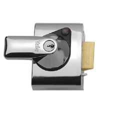 YALE PBS1 & PBS2 Auto Deadlocking Nightlatch 40mm  - Chrome Plated