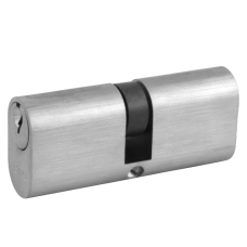 ERA 6-Pin Oval Double Cylinder 70mm 35/35 30/10/30 Keyed To Differ  - Satin Chrome