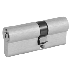 ERA 5-Pin Euro Double Cylinder 75mm 30/45 25/10/40 Keyed To Differ  - Satin Chrome