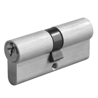 ERA 6-Pin Euro Double Cylinder 70mm 35/35 30/10/30 Keyed To Differ  - Satin Chrome