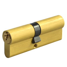 ERA 6-Pin Euro Double Cylinder 100mm 40/60 35/10/55 Keyed To Differ  - Polished Brass