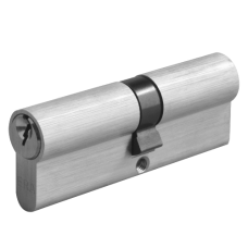 ERA 6-Pin Euro Double Cylinder 90mm 45/45 40/10/40 Keyed To Differ  - Satin Chrome