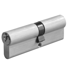 ERA 6-Pin Euro Double Cylinder 100mm 50/50 45/10/45 Keyed To Differ  - Satin Chrome