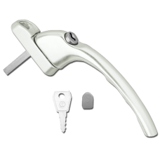 HOPPE Tokyo UPVC Espag Handle Inline ID237/1171  - White