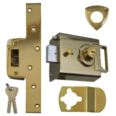 Banham L2000 Rimlock 96mm  - Satin Brass