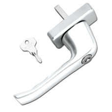 HOPPE UPVC Espag Handle Inline - Tilt & Turn  - White