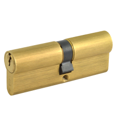 CISA C2000 Euro Double Cylinder 75mm 35/40 30/10/35 Keyed To Differ - Polished Brass