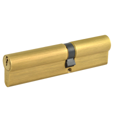 CISA C2000 Euro Double Cylinder 100mm 40/60 35/10/55 Keyed To Differ  - Polished Brass