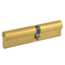 CISA C2000 Euro Double Cylinder 105mm 45/60 40/10/55 Keyed To Differ  - Polished Brass