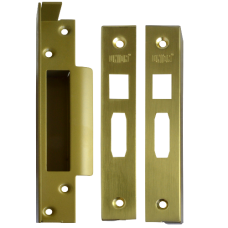 Union J2200REB Rebate To Suit StrongBOLT Sashlocks 25mm PL - Polished Lacquered Brass