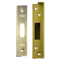 Union J2100REB Rebate To Suit StrongBOLT Deadlocks 13mm PL - Polished Lacquered Brass