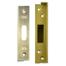 Union J2100REB Rebate To Suit StrongBOLT Deadlocks 13mm PL - Polished Lacquered Brass