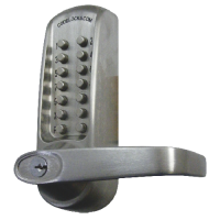 CODELOCKS CL600 Series Front Only Digital Lock To Suit Panic Latch CL600 Steel - Stainless Steel