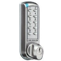 CODELOCKS CL2255 Battery Operated Digital Lock CL2255 Knob Operated - Steel