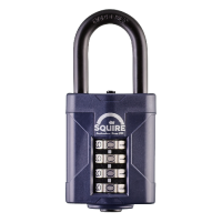 SQUIRE CP50 Series 50mm Steel Shackle Combination Padlock 38mm Long Shackle 