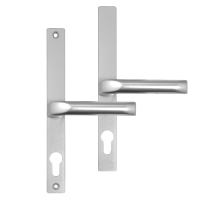 HOPPE UPVC Lever Door Furniture To Suit Fullex 68mm Centres  - Silver