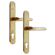 YALE UPVC Lever Door Furniture - Retro 92mm Centres GOLD  - Gold