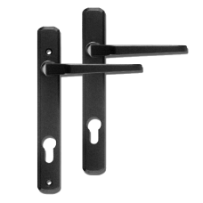 AVOCET 92 Lever/Lever UPVC Furniture - 160mm Fixings  - Black