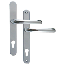 FAB & FIX Balmoral 92PZ Lever/Lever UPVC Furniture  - Silver