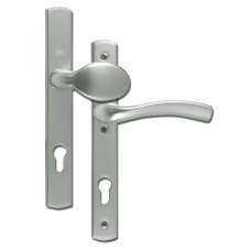 WINKHAUS Palladio XL 92 Lever/Pad UPVC Furniture Right Handed  - Silver