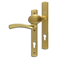 WINKHAUS Palladio XL 92 Lever/Pad UPVC Furniture Left Handed  - Gold