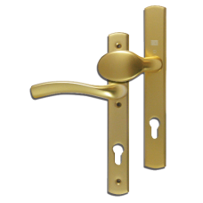 WINKHAUS Palladio XL 92 Lever/Pad UPVC Furniture Left Handed  - Gold