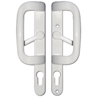 PADDOCK Patio Handle & Lever - Euro  - White