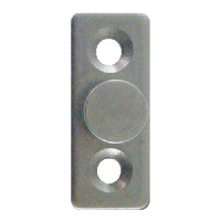 MILA Restrictor Catch Stud Plate Stud 12.5mm - Zinc Plated