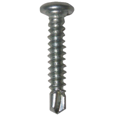 RAPIERSTAR Self Drill Screws For Reinforced UPVC - Pan Head 4.3mm x 25mm Qty 1000 - Zinc Plated