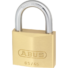 ABUS 65 Series  Open Shackle Padlock 45mm Keyed Alike 6454 65/45  - Brass