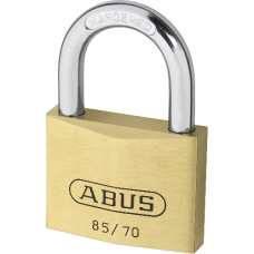 ABUS 85 Series  Open Shackle Padlock 69mm Keyed Alike 121 85/70  - Brass