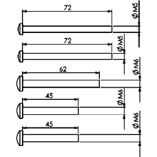 YALE FPS Keyfree Fixing Pack Pack C Max 60mm Thickness