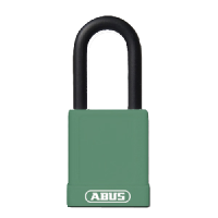 ABUS 74 Series Lock Out Tag Out Coloured Aluminium Padlock  - Green