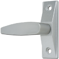 ALPRO 456 Lever Handle Left Handed - Satin Anodised Aluminium