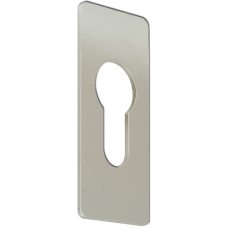 ALPRO Euro Escutcheon  - Satin Anodised Aluminium