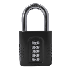 ABUS 158 Series Combination Open Shackle Padlock 65mm 158/65  - Black