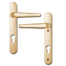 ERA Classic 92PZ UPVC Lever/Lever UPVC Furniture 3295  - Gold