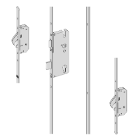 WINKHAUS AV2 Heritage Auto Locking Lever Operated Latch & Deadbolt 16mm Flat - 2 Hook 45/92 Left Handed