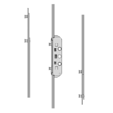 MACO GR RAIL Twin Espag Rod 22mm 400mm GR2 202700