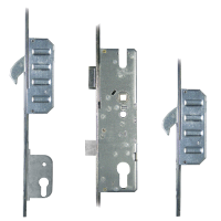 WINKHAUS Cobra Short Lever Operated Latch & Deadbolt Split Spindle & Lockout - 2 Hook 45/92 Lockout 45mm 16mm Faceplate