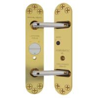 SAMUEL HEATH Powermatic R100 Concealed Door Closer  - Polished Brass