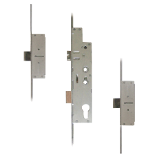 FULLEX Crimebeater 44mm Lever Operated Latch & Deadbolt Twin Spindle - 2 Dead Bolt 35/92-62 44mm Faceplate