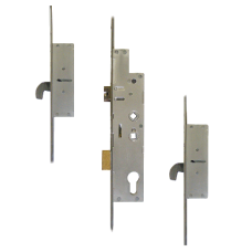 FULLEX Crimebeater 44mm Lever Operated Latch & Deadbolt Twin Spindle - 2 Hook 35/92-62 44mm Faceplate