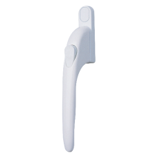 SECURISTYLE Virage In Line Espag Handle 15mm Non-Locking  - White